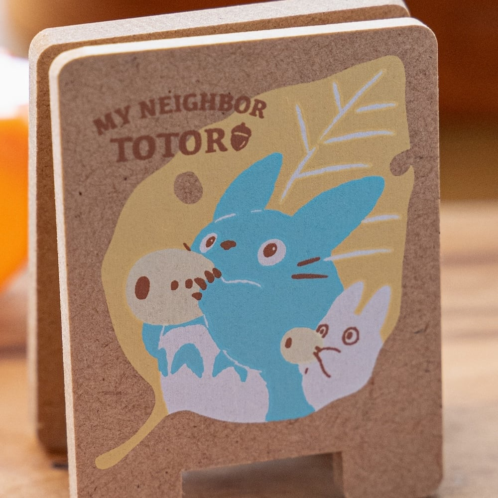 My neighbor totoro｜Ghibli Signboard Clip Stand吉卜力宫崎骏卡通图案木制夹子/两面不同图案｜约W50 x H70 x D30mm