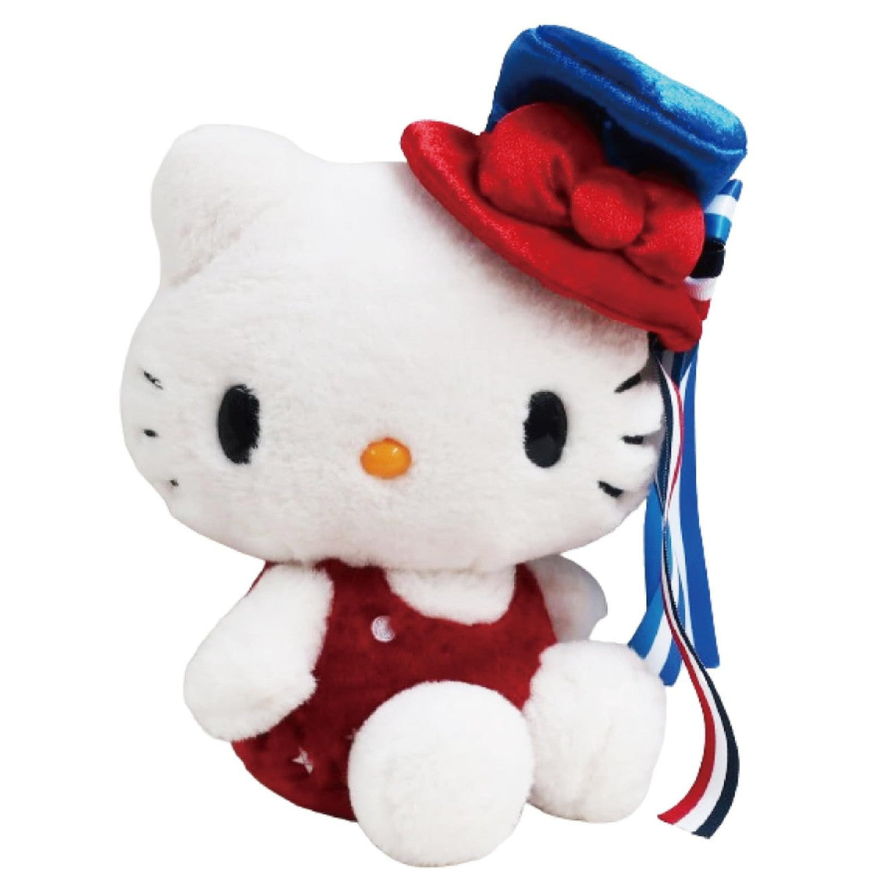 Sanrio三丽鸥｜Hello kitty50周年戴礼帽坐姿玩偶/公仔｜约h25 x w22 x d17cm