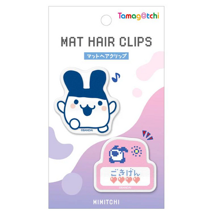 Tamagotchi拓麻歌子｜Matte Hair Clip电子宠物可爱角色亚克力刘海夹/发夹/1对｜约H45 x W50 x D13mm