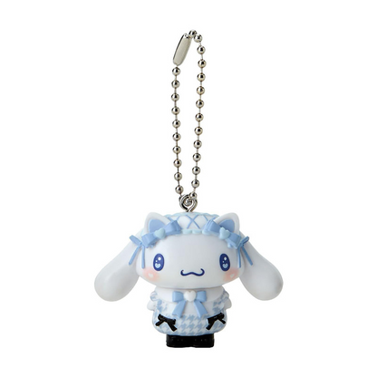 Sanrio三丽鸥｜Secret Mascot - Charm Keychain - Dream Ribbon Blind Box（a box of 8）梦幻蕾丝蝴蝶结千鸟格女仆地雷系玩偶挂件盲盒/全8种｜1枚入