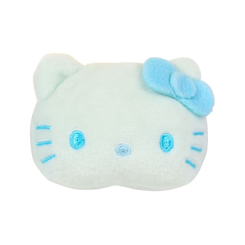 Sanrio三丽鸥｜Hello Kitty凯蒂猫脸型彩色10色毛绒胸针徽章盲盒/全10种｜1枚入