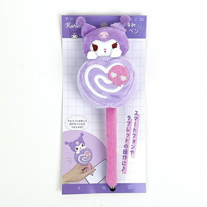 Sanrio三丽鸥｜Characters Plush Touch Pen 超可爱角色玩偶毛绒棒棒糖手机/平板触控笔｜约 5.0 x 10.5 x 18.6cm