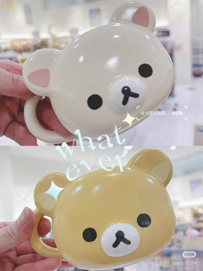 Rilakkuma轻松熊｜BASIC RILAKKUMA Favorite Things Mug超可爱角色熊头圆滚滚陶瓷马克杯/水杯/咖啡杯｜约90 x 90 Dia.mm