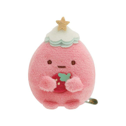 Sumikko gurashi角落生物｜圣诞节系列草莓蛋糕小公仔｜ 约90 x 95 x 80 mm