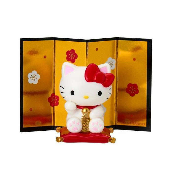 Sanrio三丽鸥｜Secret Mascot - Zodiac Lucky Cat Blind Box 十二生肖蛇年限定坐垫招财猫系列手办摆件盲盒/全8种｜1枚入