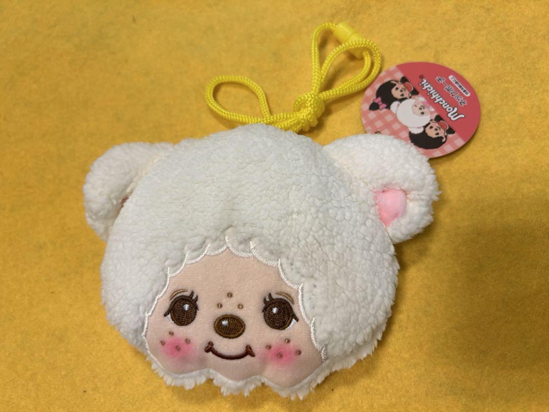 Monchhichi｜Mascot Neck Pouch｜11.5×13.5×2.5cm approx.