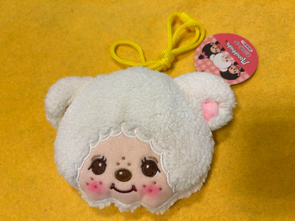 Monchhichi｜Mascot Neck Pouch｜11.5×13.5×2.5cm approx.