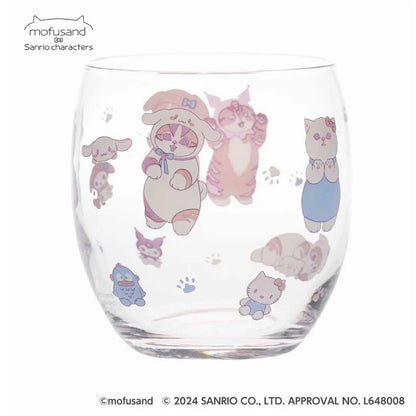 Mofusand｜Sanrio Characters Cocoon Glass｜ Φ73×83mm approx.