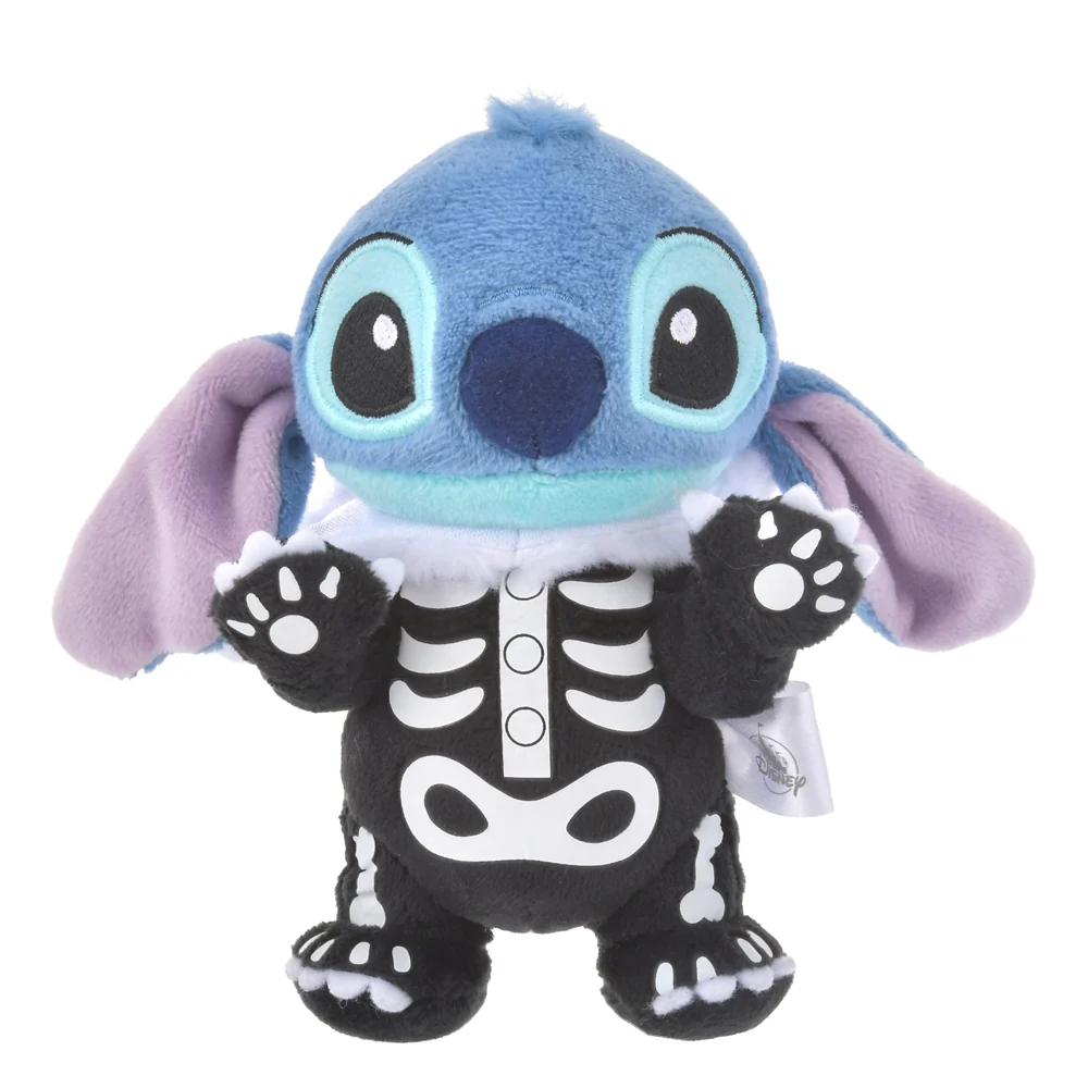 Disney迪士尼｜Fluffy Plush Keychain  / Halloween Skeleton万圣节骷髅玩偶挂件/包挂｜ 约高17cm