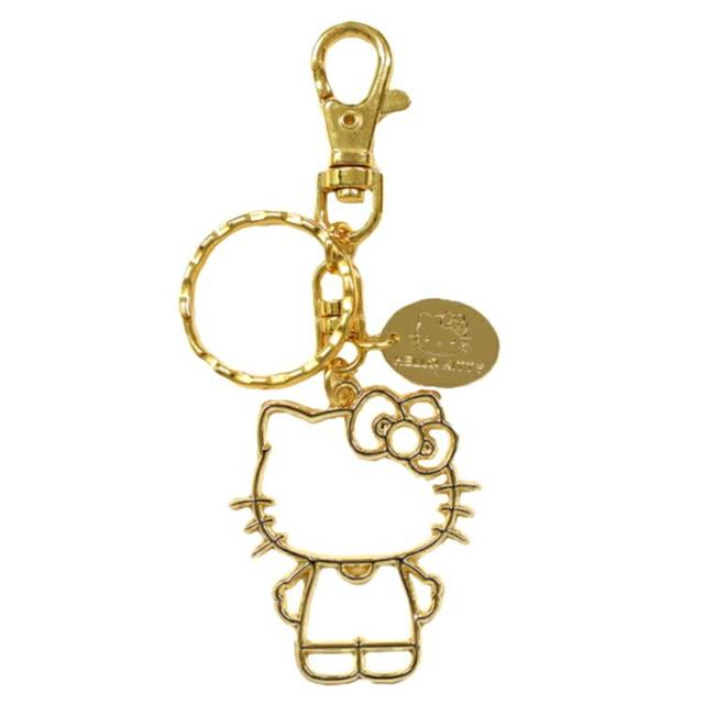 Sanrio｜Sanrio Metal Keychain Gold｜5×4cm approx.