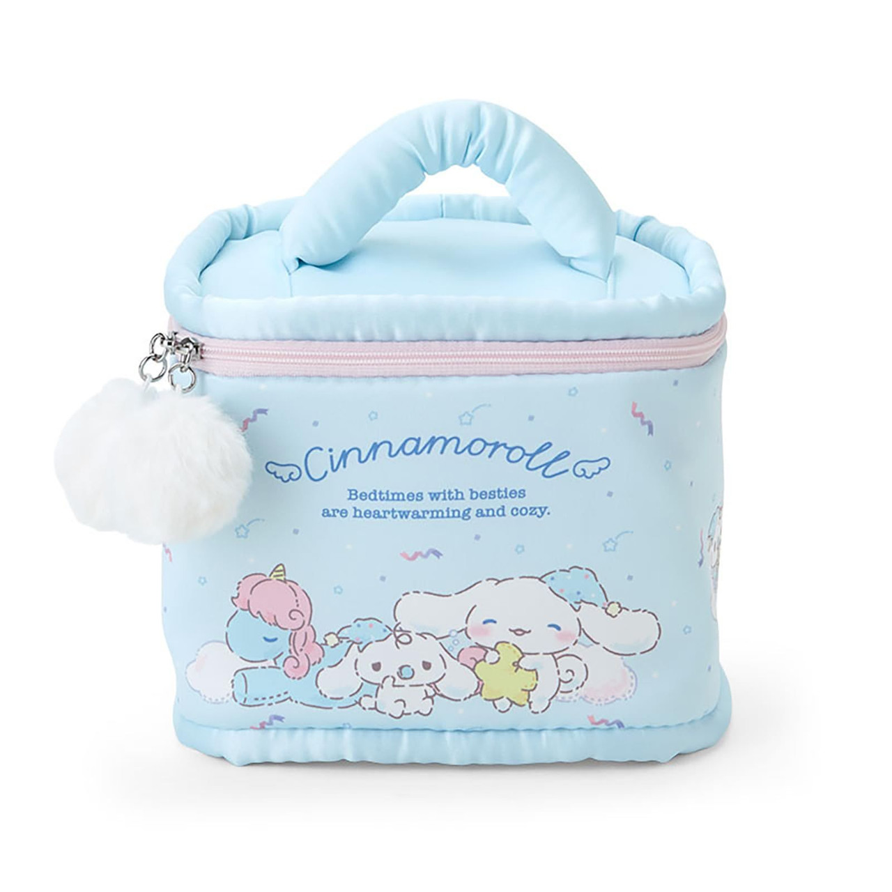 Sanrio三丽鸥｜Vanity Pouch - Cinnamoroll / Sleepy Time玉桂狗甜梦系列困困大耳狗化妆包/收纳包｜约18×16×16cm