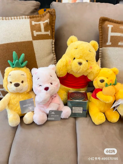 Disney迪士尼｜Winnie the Pooh stuffed toy (S) YUZU POOH柚子噗噗2023限定小熊维尼毛绒公仔｜s号｜约25*20cm