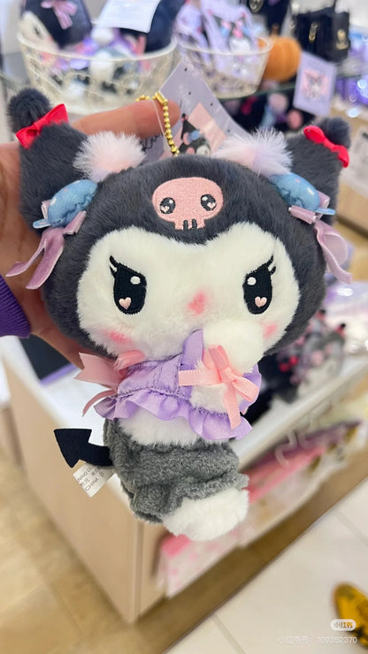 Sanrio三丽鸥｜Mascot Holder - Kuromi / Romantic Room库洛米生日限定毛绒玩偶挂件/挂包｜约13×8×18cm