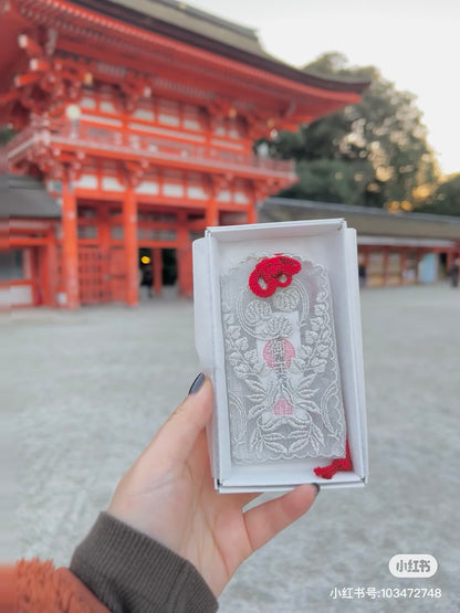 京都下鸭神社｜2024超美蕾丝御守/贺茂御皇祖大神全能型御守/扫除厄运/所求皆如愿