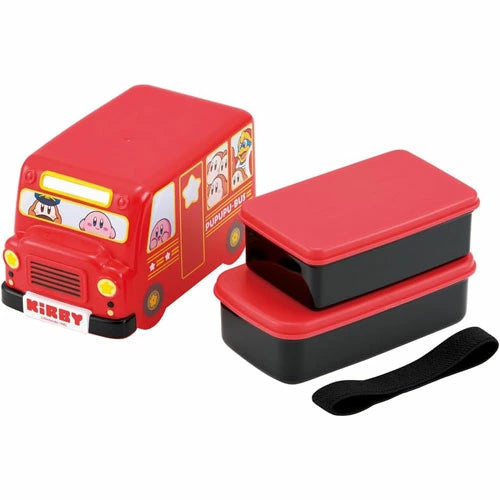 Kirby星之卡比｜Bus巴士双耐热饭盒➕勺子组｜约460ml (上段 210ml 下段 250ml)