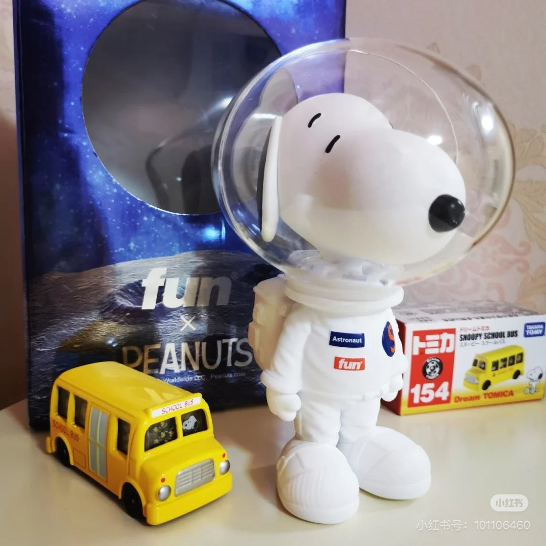 Snoopy｜Dream Tomica No.154黄色学校大巴玩具车/摆件｜约W78×H40×D39mm