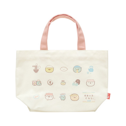 Sumikko gurashi角落生物｜Japan San-X Mini Tote Bag - Sumikko Gurashi / Anytime Ramen拉面店系列迷你托特包/手提包/正反都可爱｜约200×320×100mm