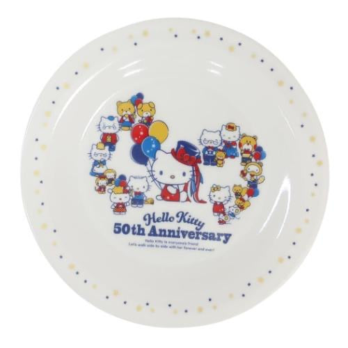 Sanrio｜50周年限定Hello Kitty一直在你身边系列餐盘｜约200×20mm