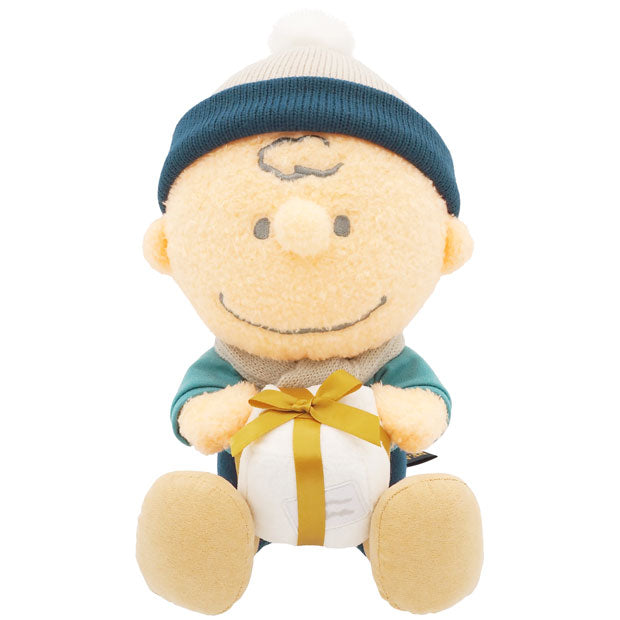 Snoopy｜usj冬日限定HAPPINESS IS FINDING完美礼物系列查理公仔/玩偶｜約W17cm×H25cm×D16.3cm