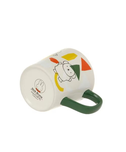 Miffy米菲｜可爱立体兔兔马克杯/绿柄/橙柄可做对杯/盒子可做礼物盒/杯底也有彩色米菲图案