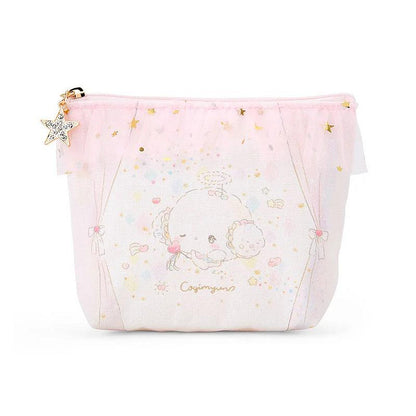 Sanrio｜Pouch - Cogimyun / Angel Play Party小麦云粉精灵天使系列粉色纱纱化妆包/收纳包｜约15×5×12cm