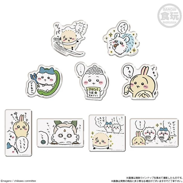 Chiikawa 吉伊卡哇｜Bandai Candy Toys - Chiikawa Character Magnets Vol.4角色磁吸冰箱贴第四弹食玩盲袋/全21种｜1枚入