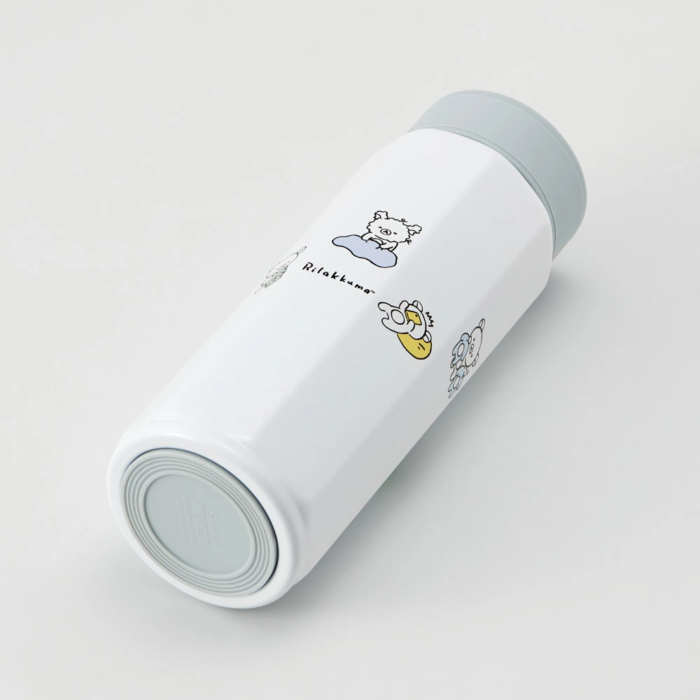 Rilakkuma轻松熊｜Water Bottle Rilakkuma Skater Stainless Steel Bottle可爱图案八角形不锈钢保温杯/保冷杯｜约500ml