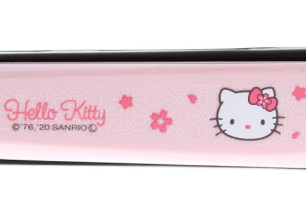 KAI贝印｜Nail Clipper (M) - Hello Kitty : Sakura粉色樱花凯蒂猫大头吊饰不锈钢指甲钳M号/防飞溅｜约2×2×9cm