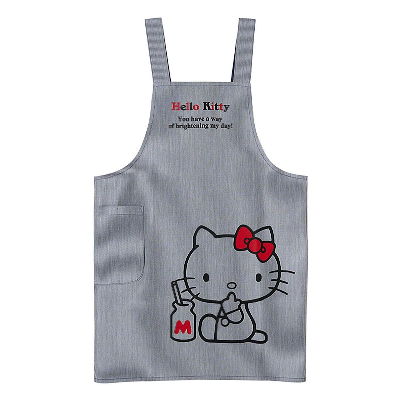 Sanrio三丽鸥｜Hello Kitty H-Shaped Apron 凯蒂猫H型背带围裙｜约34.6 x 26.6 x 1.7cm