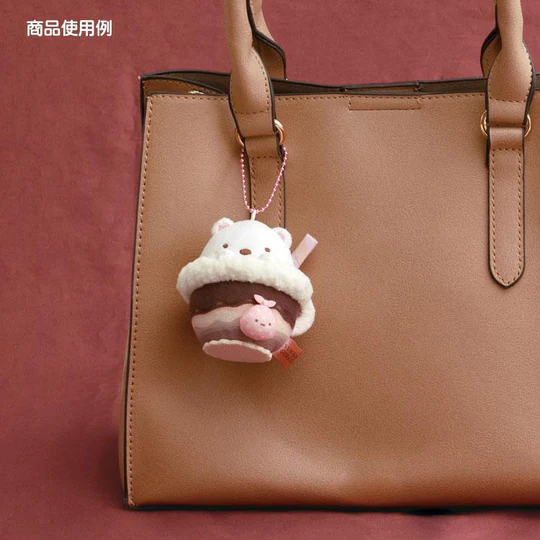 Sumikko gurashi｜Tokage Lizard Mint Chocolate Parfait Plush Keychain San-X｜ 105×65×65mm approx.