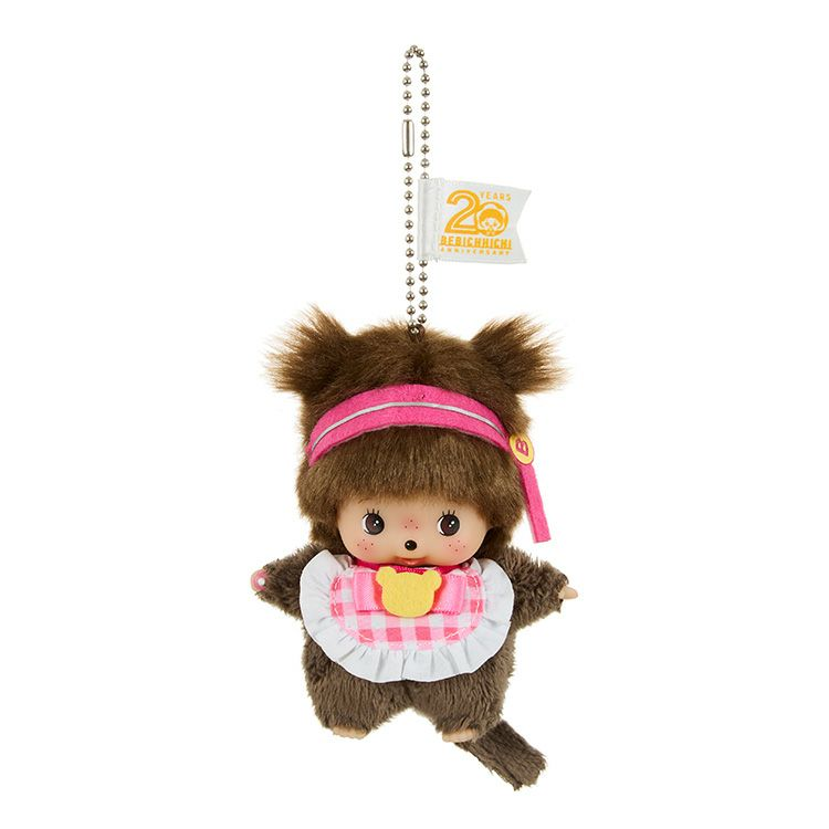 【restock soon】Monchhichi｜Babychichi Idol Mascot Holder /Plush Keychain｜H9.5 x W6 x D5.5 cm approx.