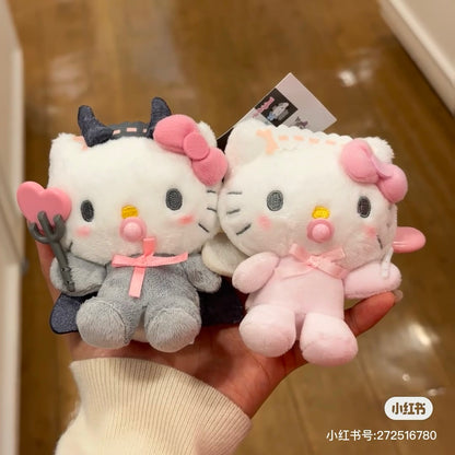 Sanrio三丽鸥｜Mascot Holder  / Baby Devil小恶魔爱心手杖吃奶嘴宝宝毛绒玩偶挂件/包挂｜约13×5.5×11cm