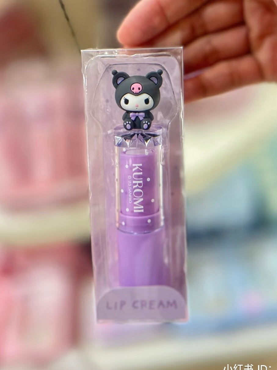 Sanrio｜2023最新Kawaii Cosme保湿润唇膏｜3.8g 尺寸: 2.5 x 2.5 x 9.7cm