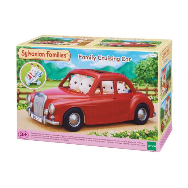 SylvanianFamilies森贝儿家族｜ Family Cruising Car家庭郊游红色私家古典小轿车套装玩具/过家家5448