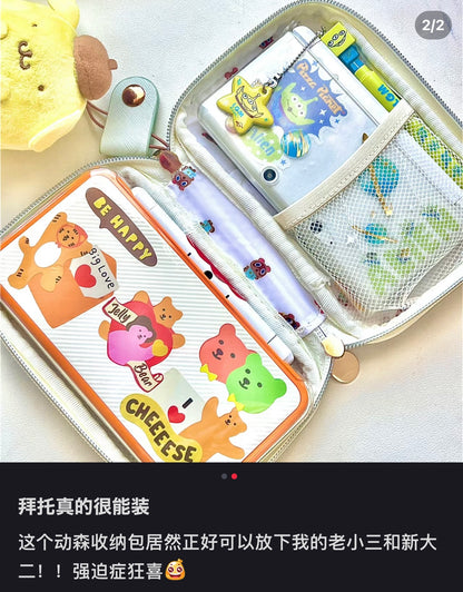 Animal Crossing动森｜角色多功能收纳包/护照包/手帐包/烧饼包/gadget pouch｜约H165×W110×D25mm