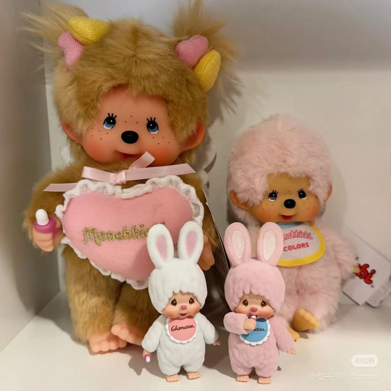 【limit 1】Monchhichi｜Sekiguchi Love Happy Angel Monchhichi S  Plush Dolls/PlushToy｜20×13×7.5cm approx.