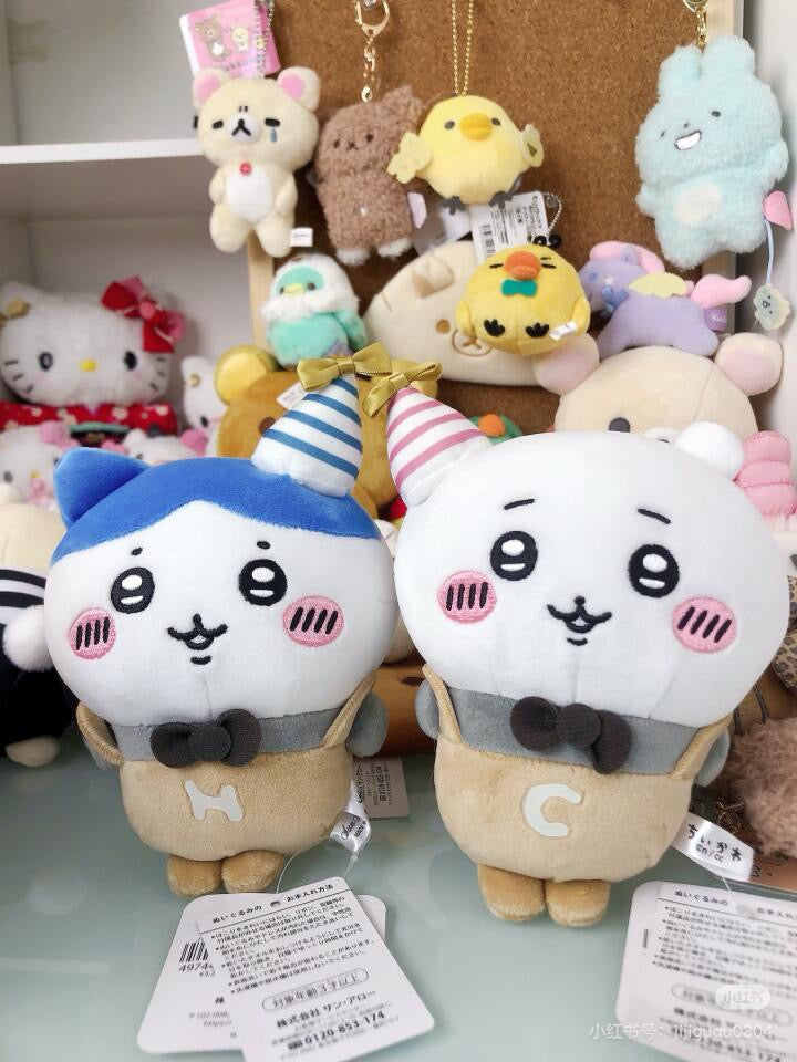 Chiikawa 吉伊卡哇｜ Chubby Potetama Plush Toy - Chiikawa Party生日派对系列可爱角色毛绒玩偶/公仔｜约175×120×90mm