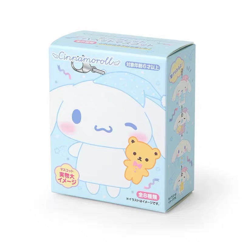 Sanrio三丽鸥｜ Secret Puppet Mascot - Cinnamoroll / Sleepy Time Blind Box玉桂狗甜梦系列困困大耳狗毛绒指偶盲盒/全8种｜1枚入