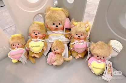 【limit 1】Monchhichi｜Sekiguchi Love Happy Angel Monchhichi S  Plush Dolls/PlushToy｜20×13×7.5cm approx.