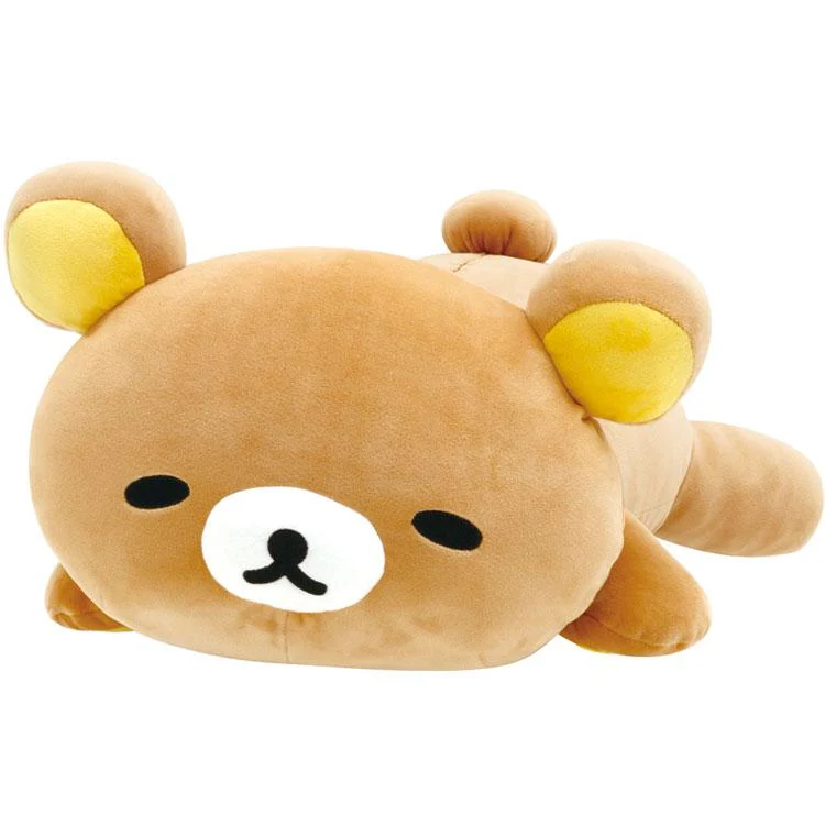 Rilakkuma轻松熊｜Cuddly Plush Doll Daradara Lazy San-X舒适慵懒生活系列软乎乎趴趴毛绒玩偶/公仔/靠垫抱枕｜约200×300×450mm