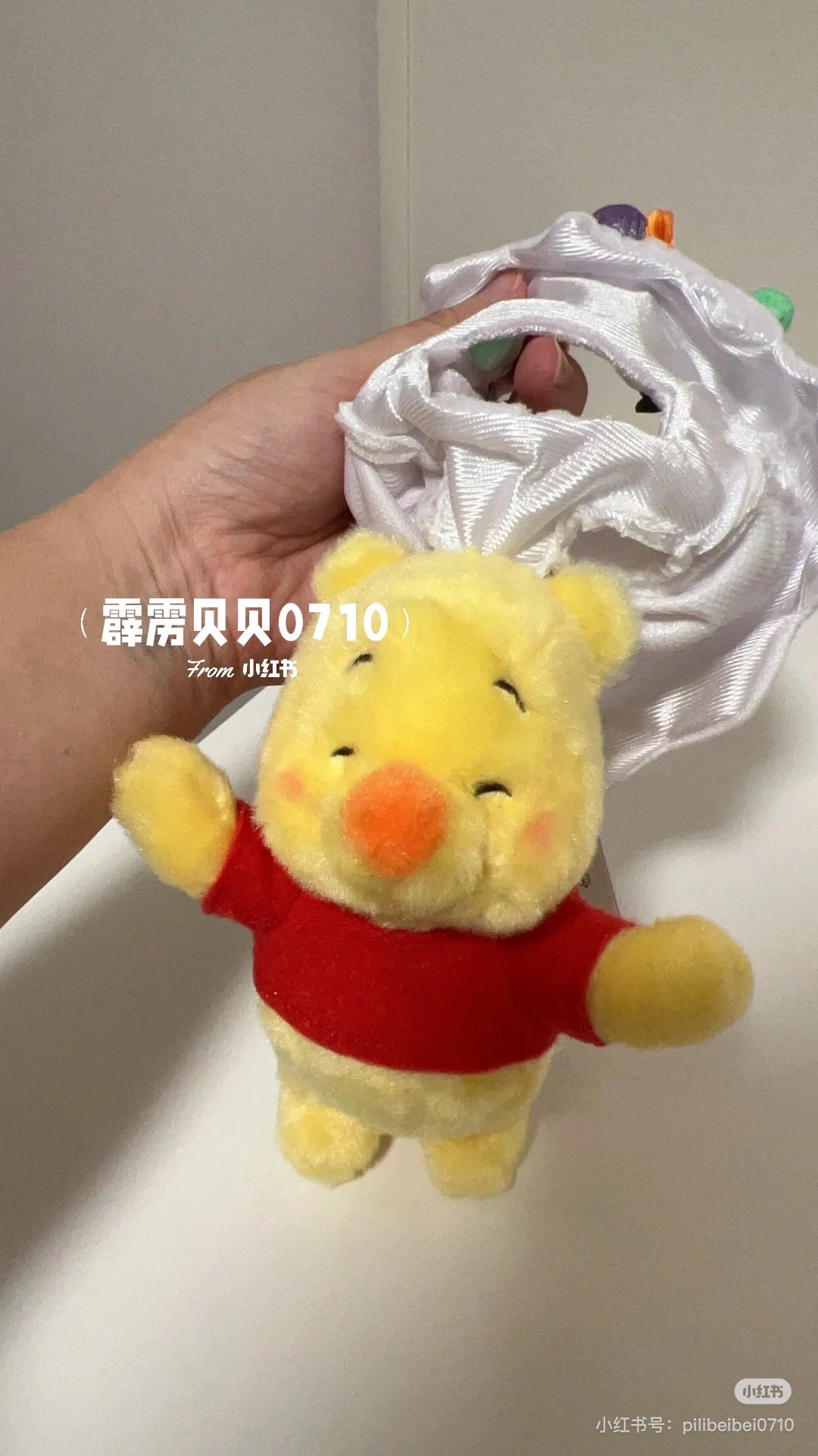 Disney迪士尼｜Fluffy Plush Keychain  / Halloween Skeleton万圣节骷髅玩偶挂件/包挂｜ 约高17cm