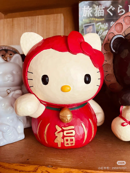 HelloKitty凯蒂猫｜Hello kitty开运存钱罐不倒翁｜约H160 W120 D110mm