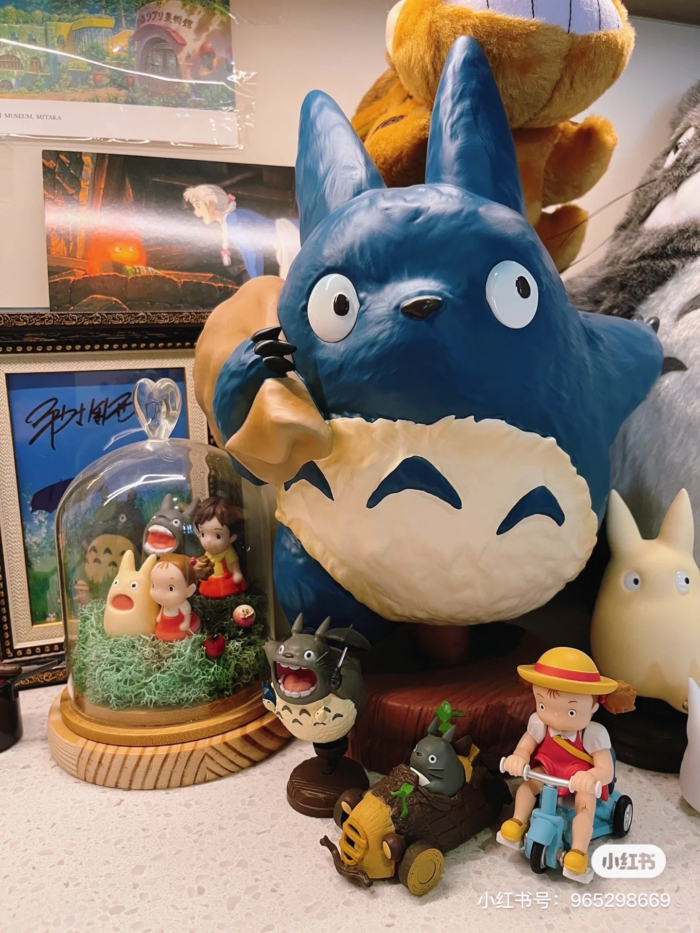 My neighbor totoro｜吉卜力宫崎骏龙猫回力车/手办摆件｜約88x65x55mm