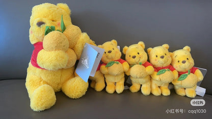 Disney迪士尼｜Winnie the Pooh stuffed toy (S) YUZU POOH柚子噗噗2023限定小熊维尼毛绒公仔｜s号｜约25*20cm