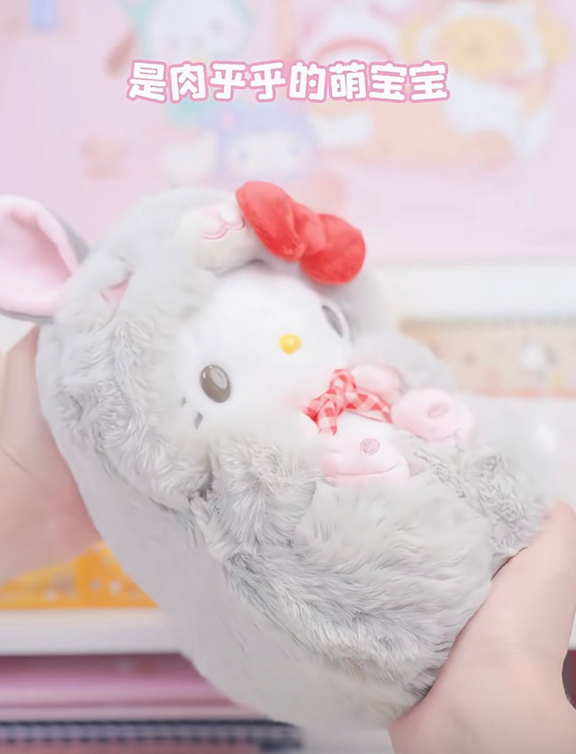 Sanrio三丽鸥｜Plush Toy/Forest Small Animals秋日森林小动物系列超好摸圆溜溜毛绒玩偶/公仔｜约 15×16×22cm