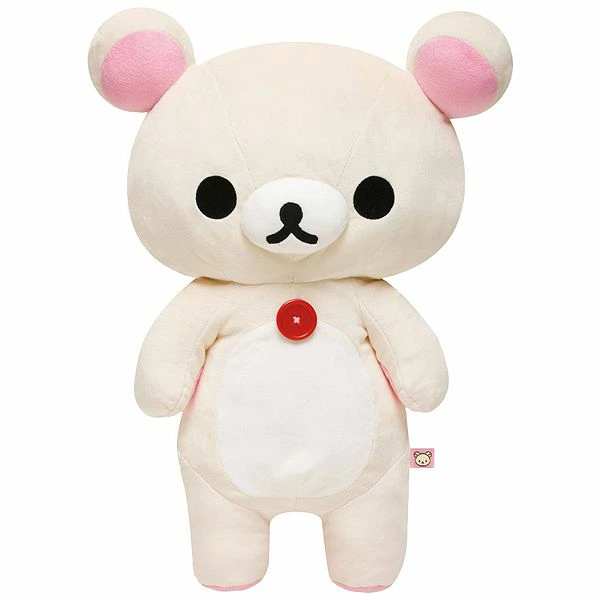 Rilakkuma轻松熊｜San-X Plush Doll Rilakkuma Korilakkuma-Size L超好抱大号小白熊毛绒玩偶/公仔｜约450x350x160mm