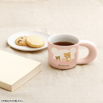 Rilakkuma轻松熊｜San-X Ceramic Mug / Wonderful House奇妙屋粉色陶瓷马克杯/微波炉适用｜约80×Φ90mm