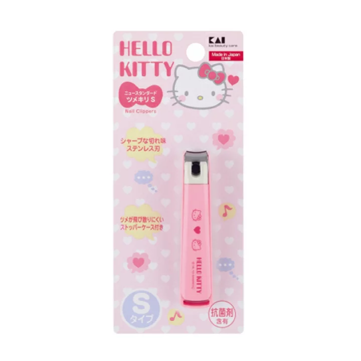 KAI贝印｜Sanrio Kai Nail Clipper (S)不锈钢指甲钳/指甲剪S号/防飞溅｜约1.5×2×7.5cm