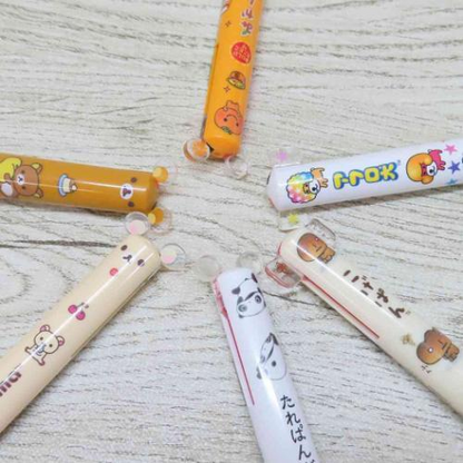 SANX｜Two Color Mimi Pen 怀旧系列可爱角色红/黑双色圆珠笔｜芯0.7mm