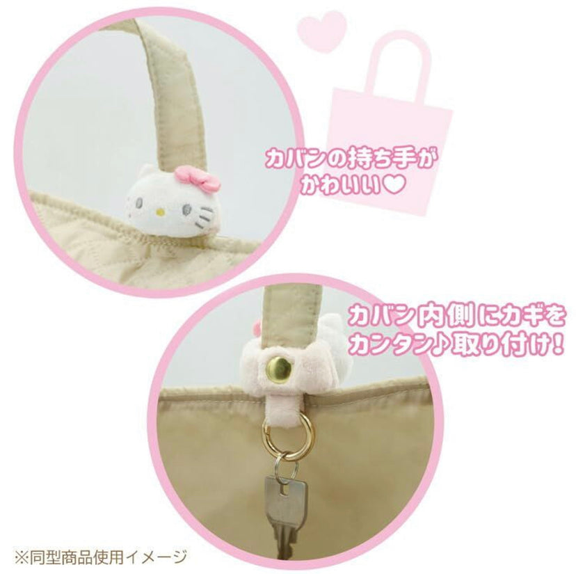 Sanrio三丽鸥｜Plush Badge &amp; Bag Charm包包毛绒绑带/钥匙圈｜约2.6×4.6×3cm